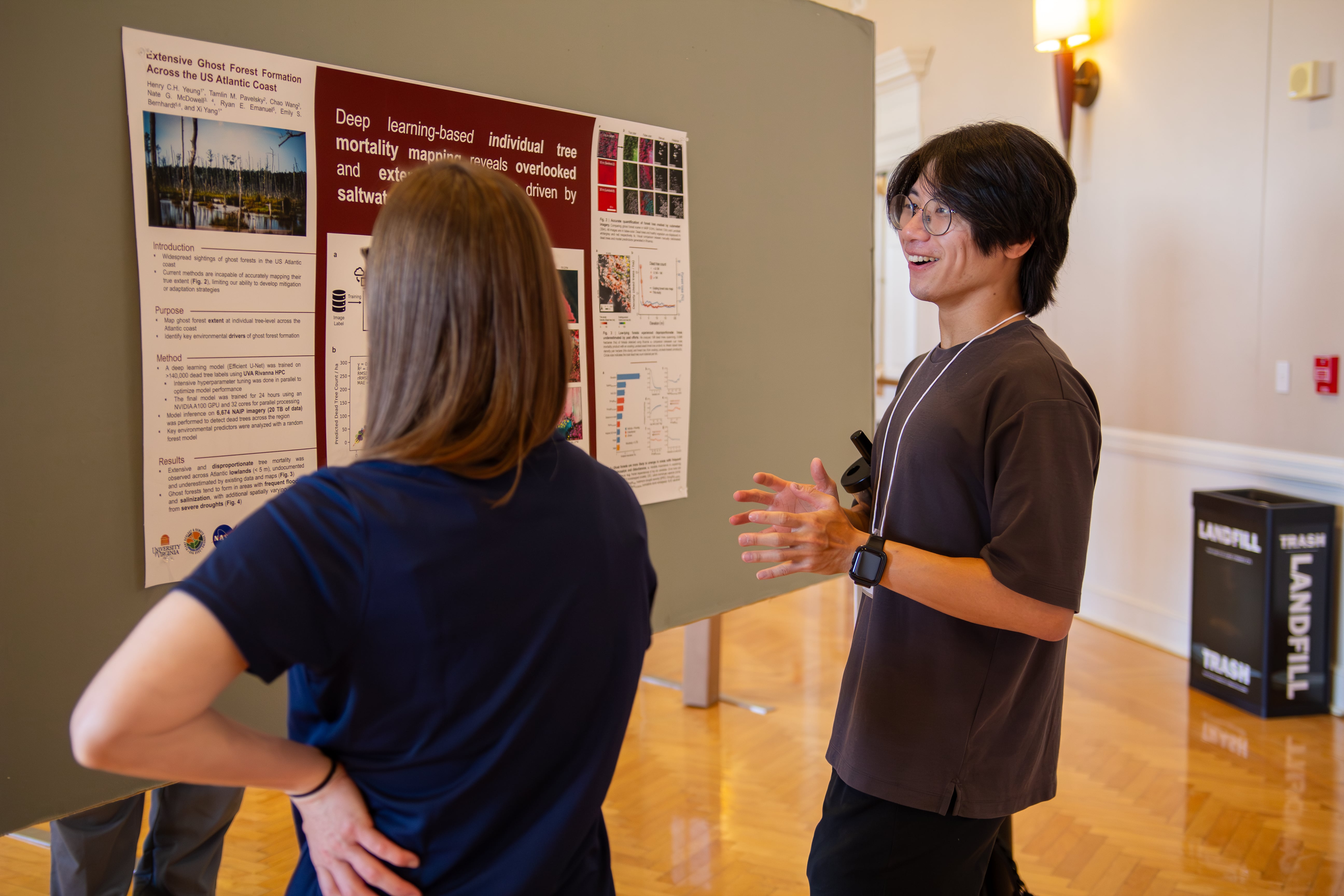 Biological & Health Sciences: Henry Yeung, 1st place winner at his poster