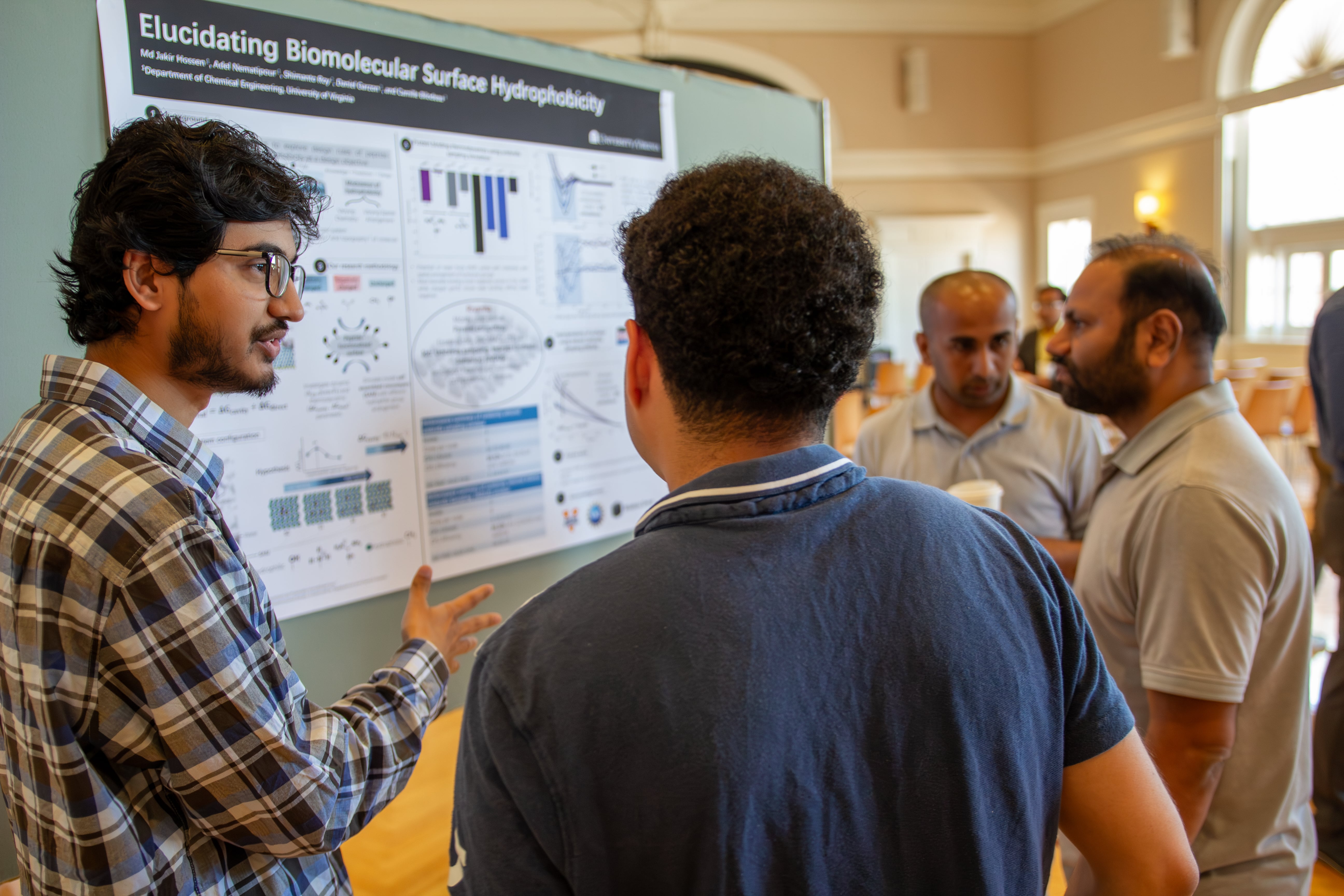 Engineering & Physcial Sciences: Md Jakir Hossen, 2nd place winner at his poster