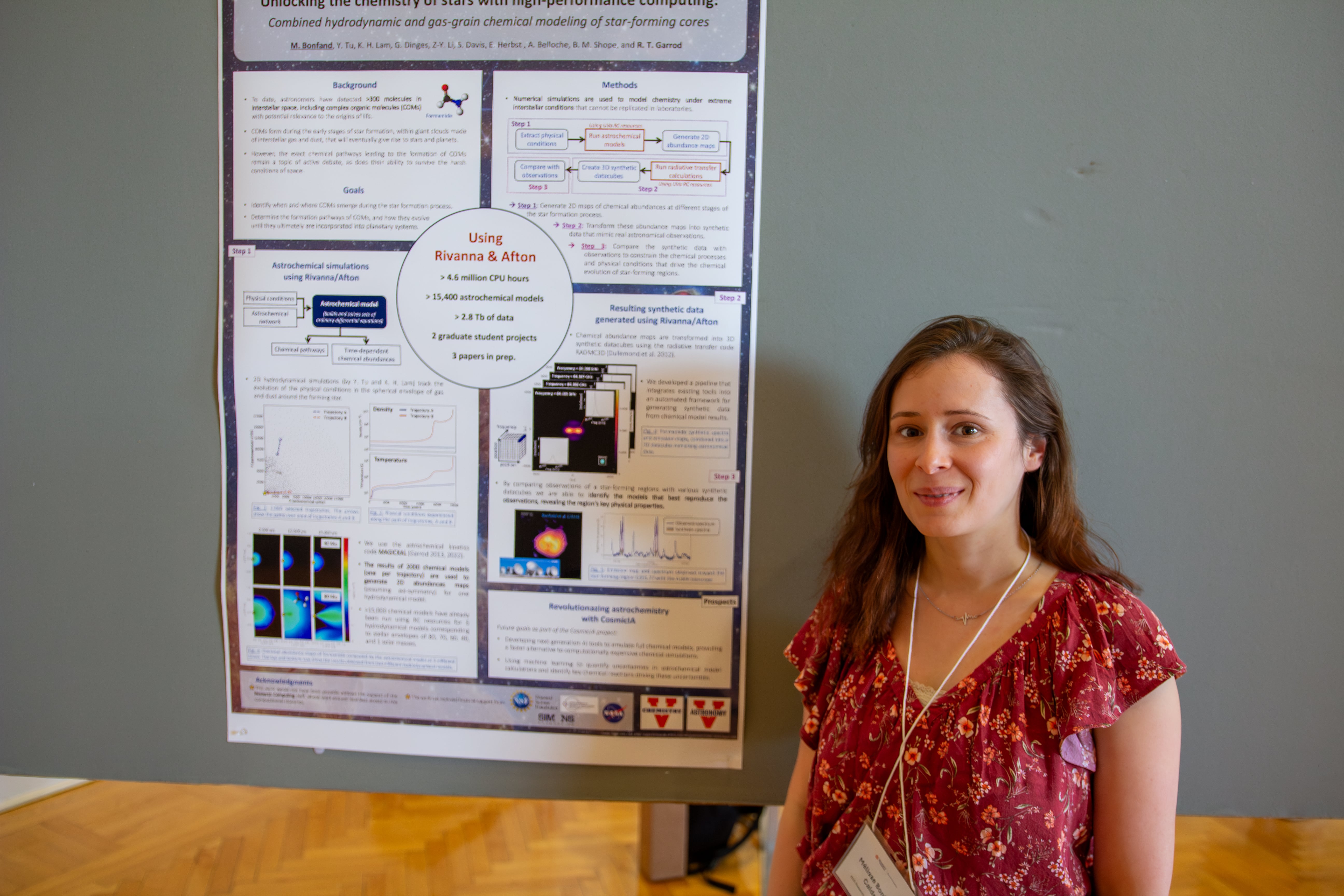 Engineering & Physcial Sciences: Mélisse Bonfand-Caldeira, 1st place winner at her poster