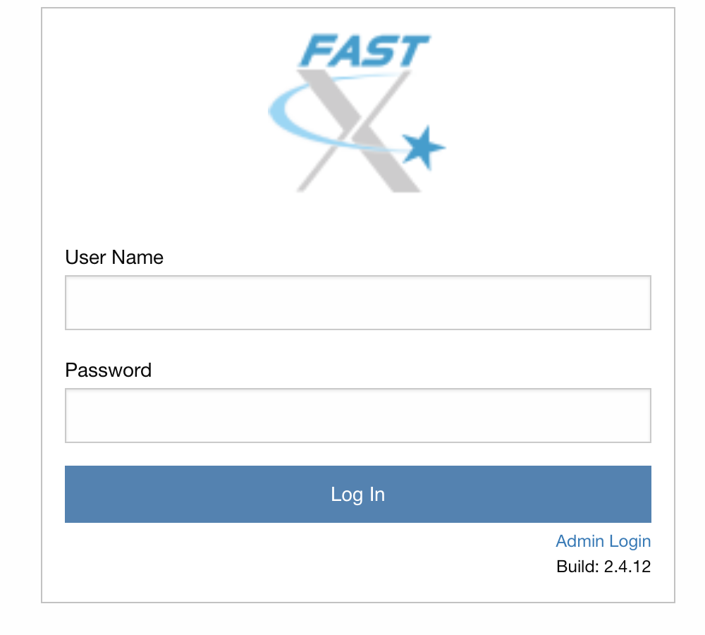 FastX Web Login